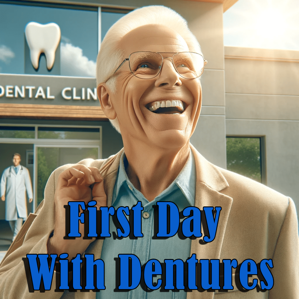 What Should I Do On My First Day With Dentures?